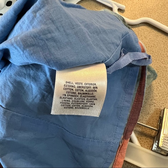 Anthro Maeve NWT Blue Plaid Ruffled Front Sleeveless Top - Picture 11 of 11